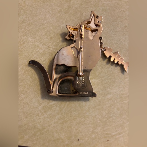 Lunch At The Ritz 2 GO Cat Pin And Bracelet With Original Box And Papers - Picture 5 of 10